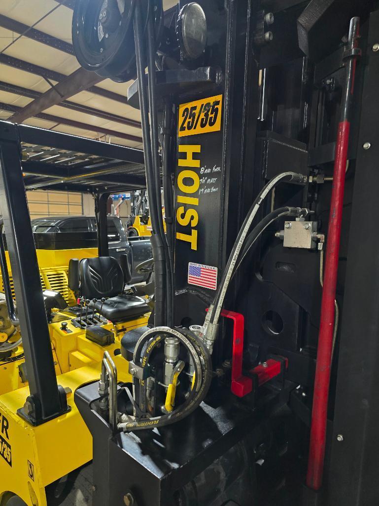 2019 Hoist 35,000-LB Capacity Extendable Forklift, Model FR 25/35, S/N 31269, LPG, w/ Extendable