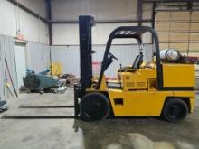 Caterpillar 12,500-LB. Capacity Forklift, Model 125D, LPG, Cushion Tires, 2-Stage, 94-3/4" Lowered,