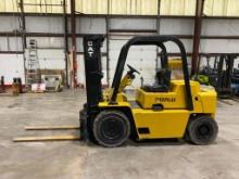 Caterpillar 8,000-LB. Capacity Forklift, Model V80E, S/N 37W09696, Diesel, Solid Pneumatic Tires,