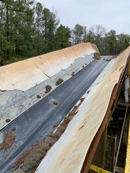 Belt Conveyor Approx. 2' W X 185' L & Hydraulic Jib