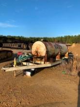 Approx. 1,000-Gallon Water Tank & Trailer (Location: Dusty Rd., Walkerton, VA 23177)