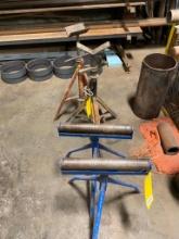 (4) Adjustable Height Pipe Stands