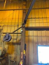 10' Jib Arm w/ 1-Ton CM Chain Hoist