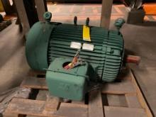 Reliance 200 HP Electric Motor, 460V, 3-PH, 1735 RPM, 447TS Frame