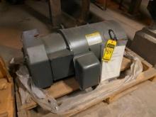 Baldor 15 HP Electric Motor, 125 Field Volts, 1750 RPM, 288AT Frame