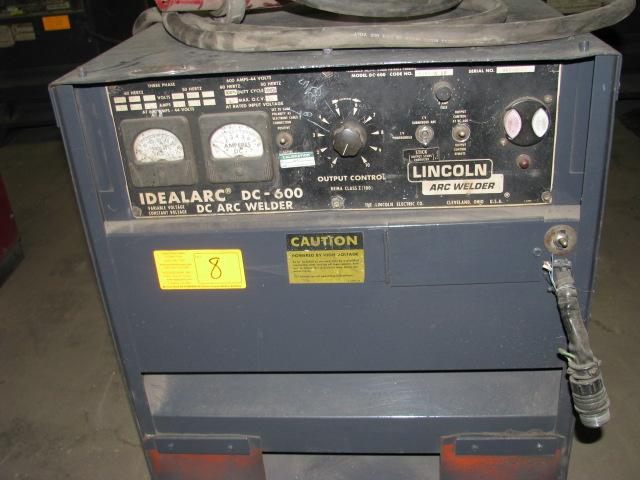 Lincoln idealarc Model DC-600 Electric welding Machine 230/460 3ph