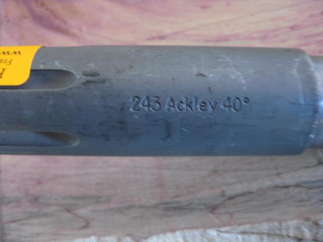 Stainless Steel 243 Cal. Ackley Fluted Barrel 27-5/16"