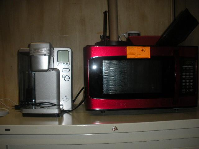 Hamilton Beach Microwave and Keurig Coffee Maker