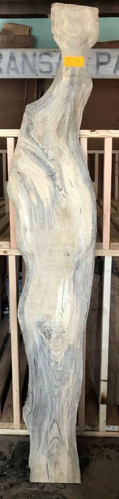 Hackberry Planed 2 Sides  96 x 17 x 1-1/8