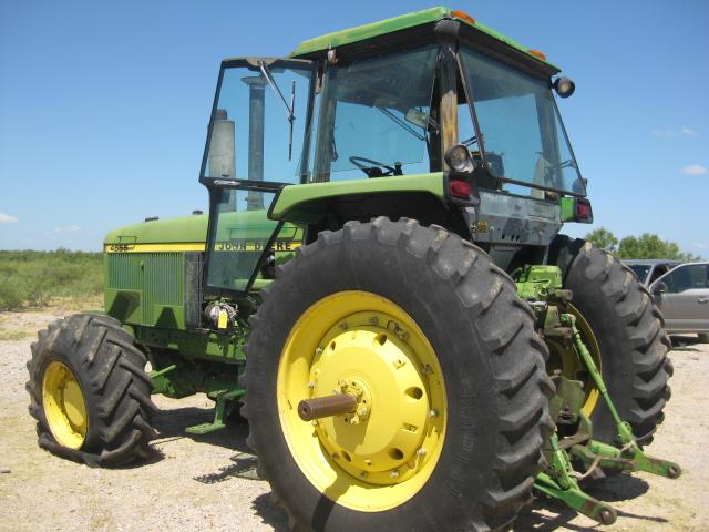 John Deere Model 4555 4wd Cab Farm Tractor