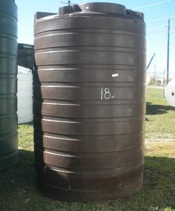 1,100 GALLON WATER STORAGE TANK- TLV01100TB  (D)