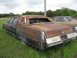 1973 Cadillac Limo Sold with Title VIN 6F33R3Q186268