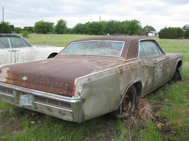 1966 Lincoln Continental 2 Door hard top  Sold Bill of Sale VIN 6Y89G40281