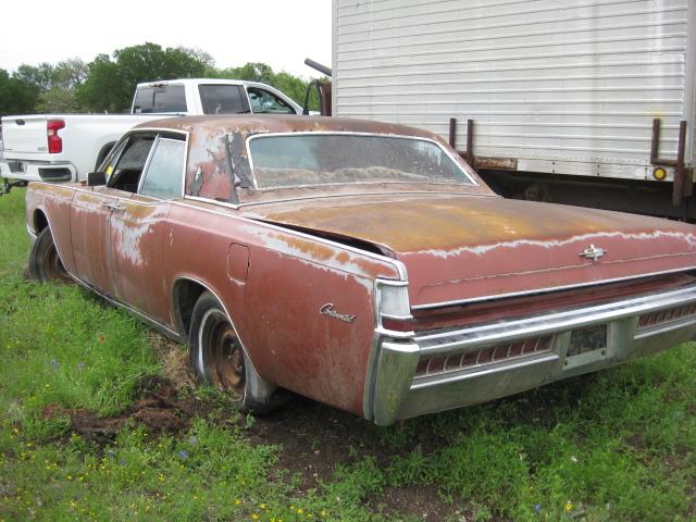 1969 Lincoln Continental 4 Door Sedan Suicide Doors Sold Bill of sale VIN 9Y82A852696