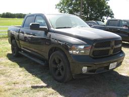 2018 Dodge Ram 1500 4wd Quad Cab Truck Eco Diesel Black