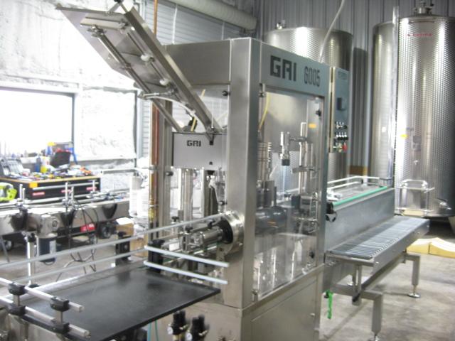 GAI Model 6005W-001 Cap + Labeling Machine with Out Feed Table and Smart Jet Printer SN L20000021