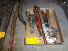 Box Misc size Pipe Wrenches