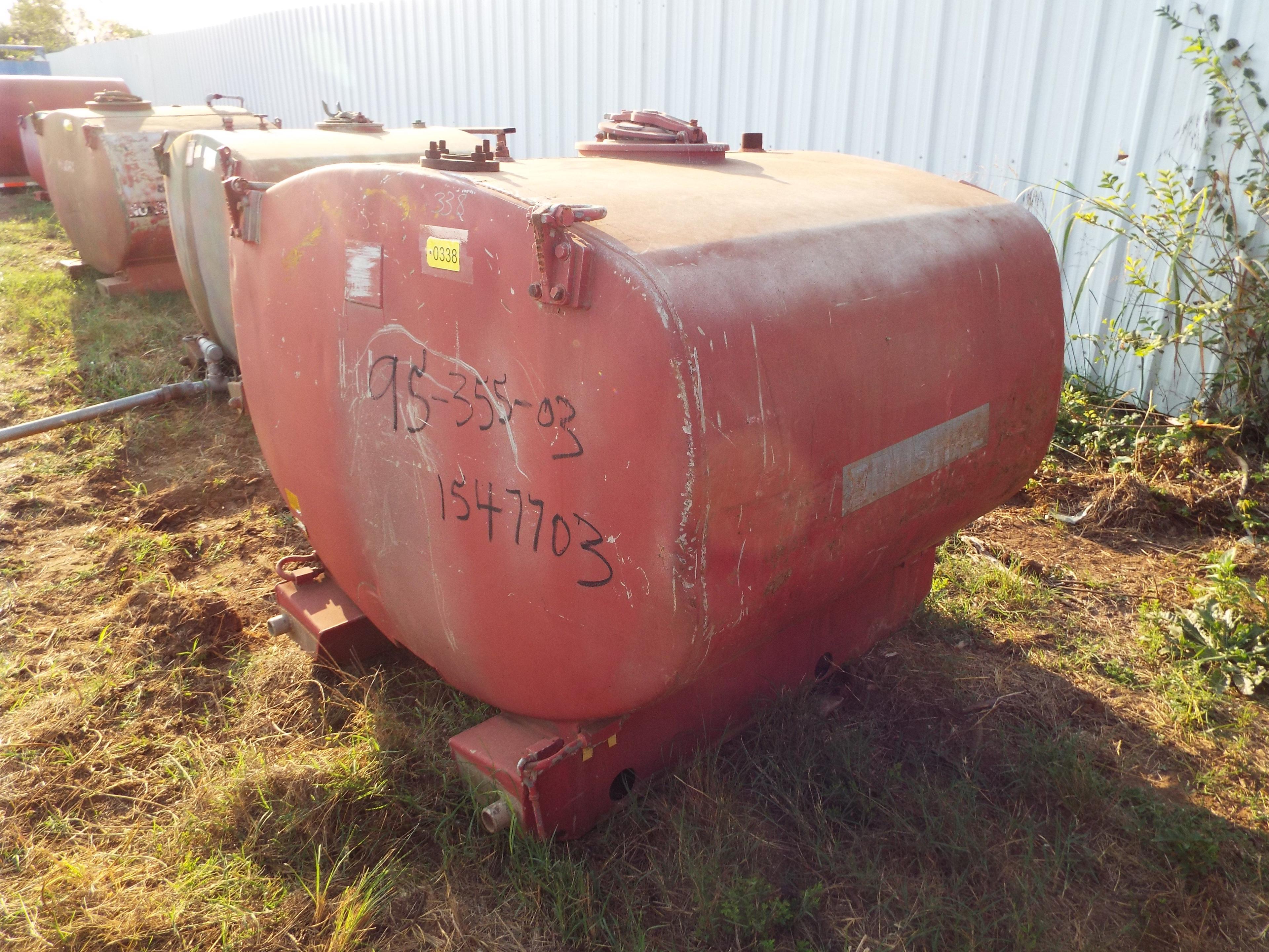 600 Gallon Water Tank On Skid