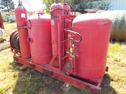 Abdul Fire System, 2-Hose Reels With Two Tanks