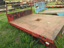 Steel Flatbed With Gooseneck Ball 8'9" X 7'