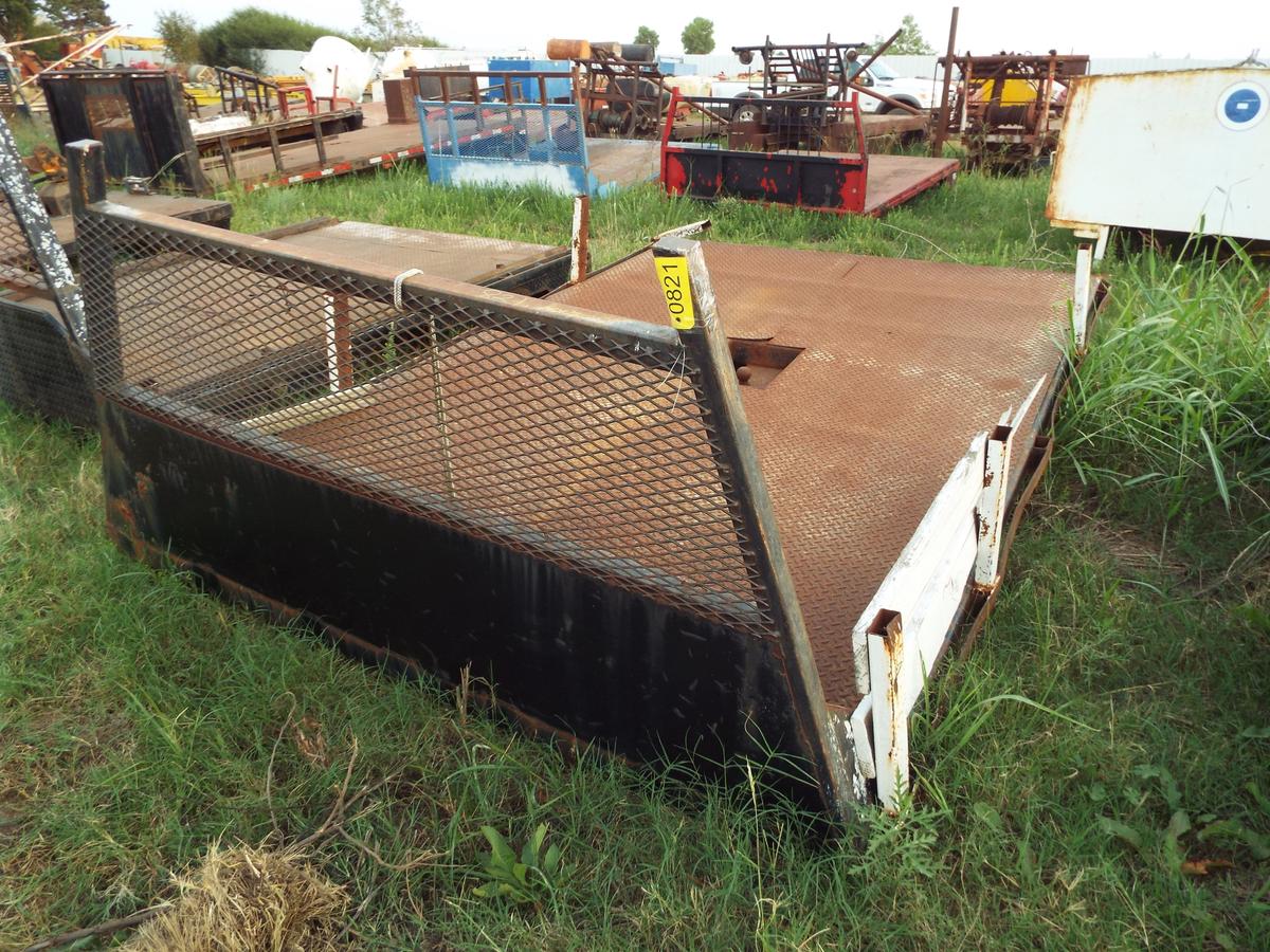 Steel Flatbed With Gooseneck Ball 11' X 7'