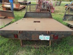 Steel Flatbed With Gooseneck Ball 9'X7'8"