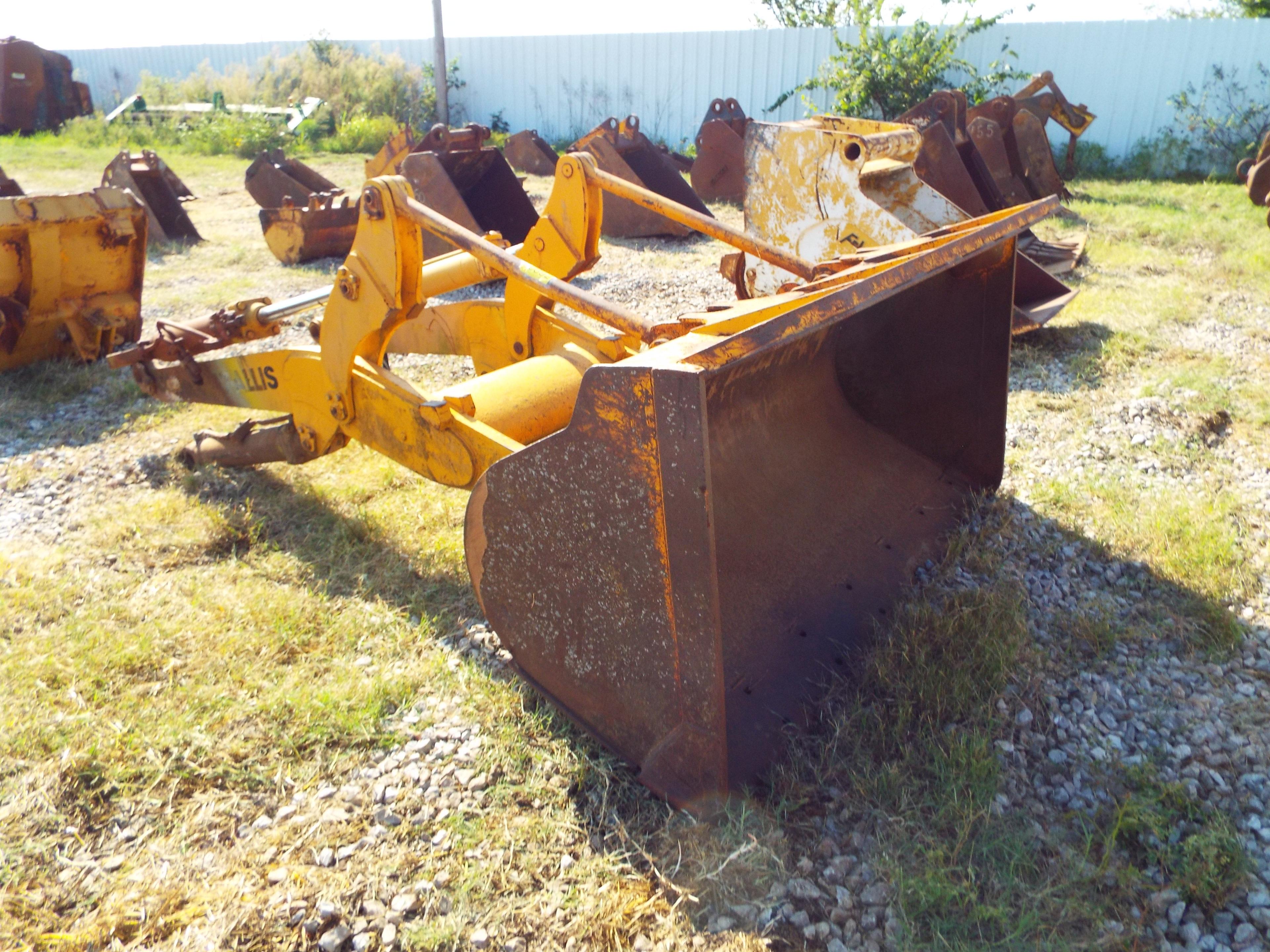 80" Fiat Allis Bucket With Hydraulic Arms 