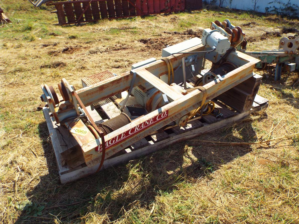 1 1/2 Ton Overhead Electric Winch For Crane System