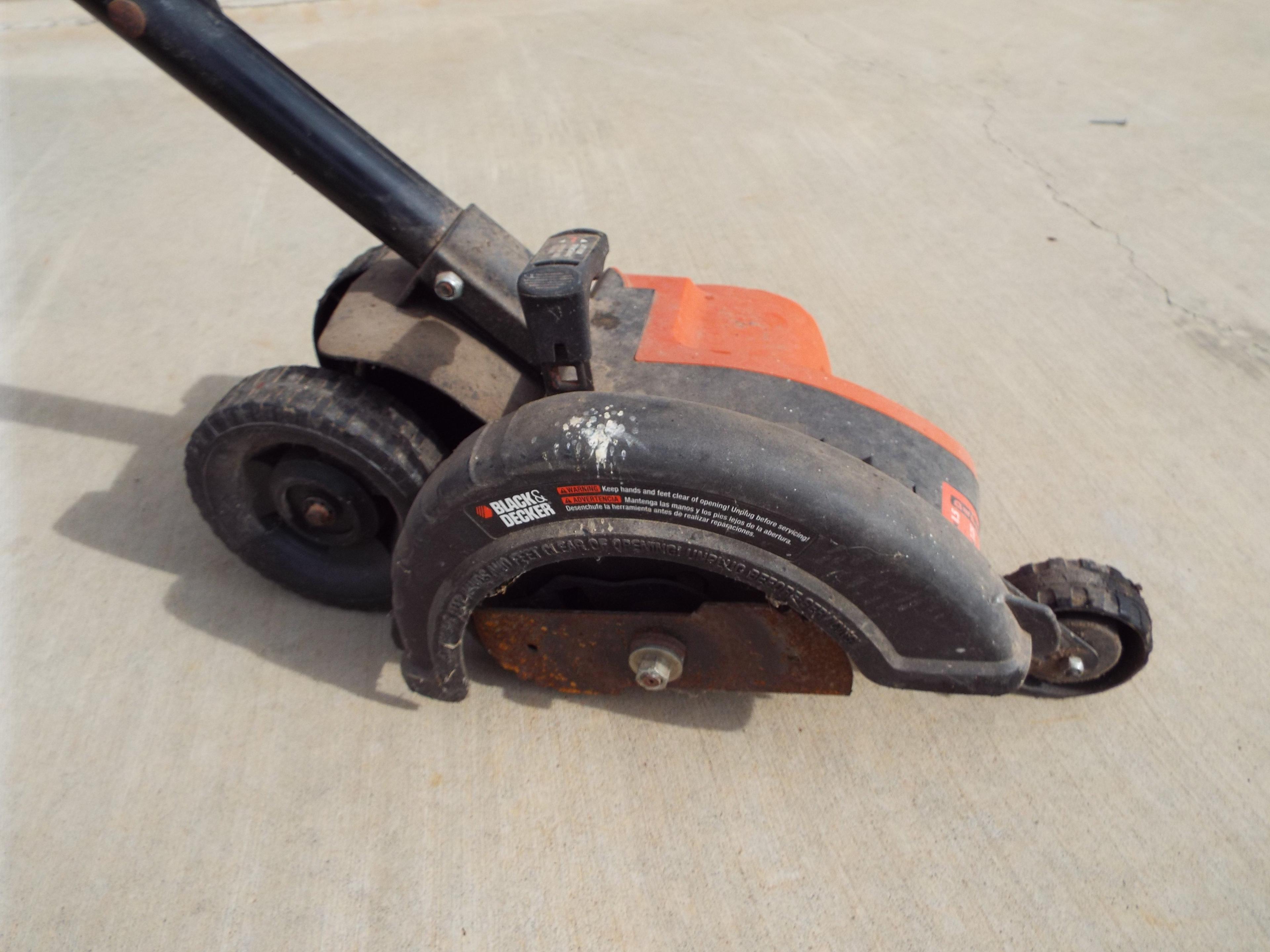 black and decker electric yard edger.