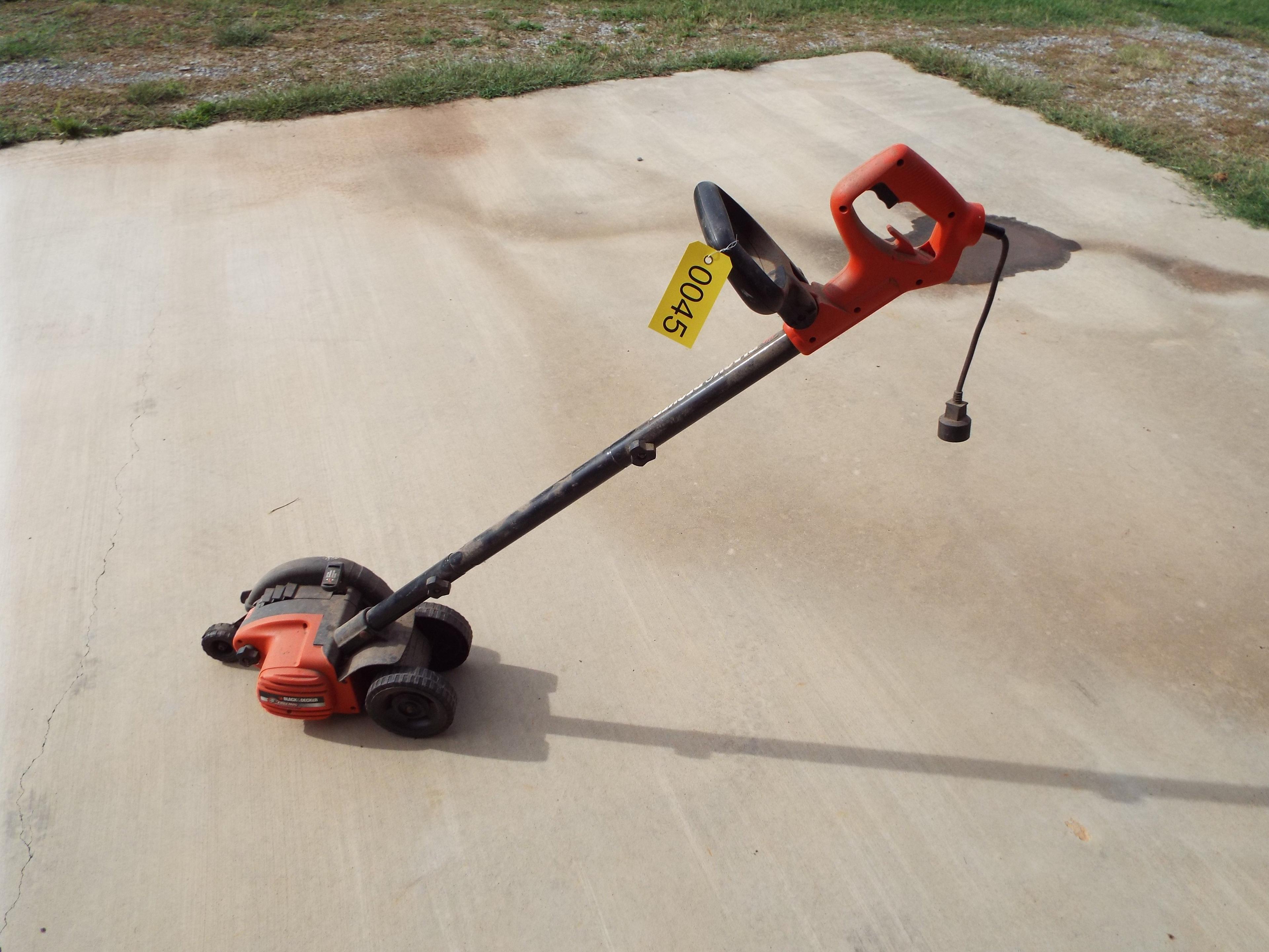 black and decker electric yard edger.