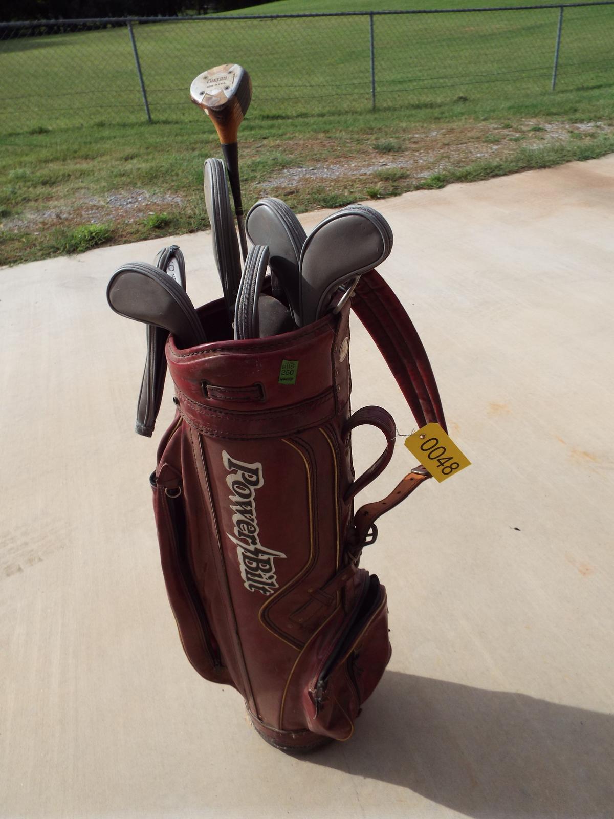 Powerbilt golf bag,