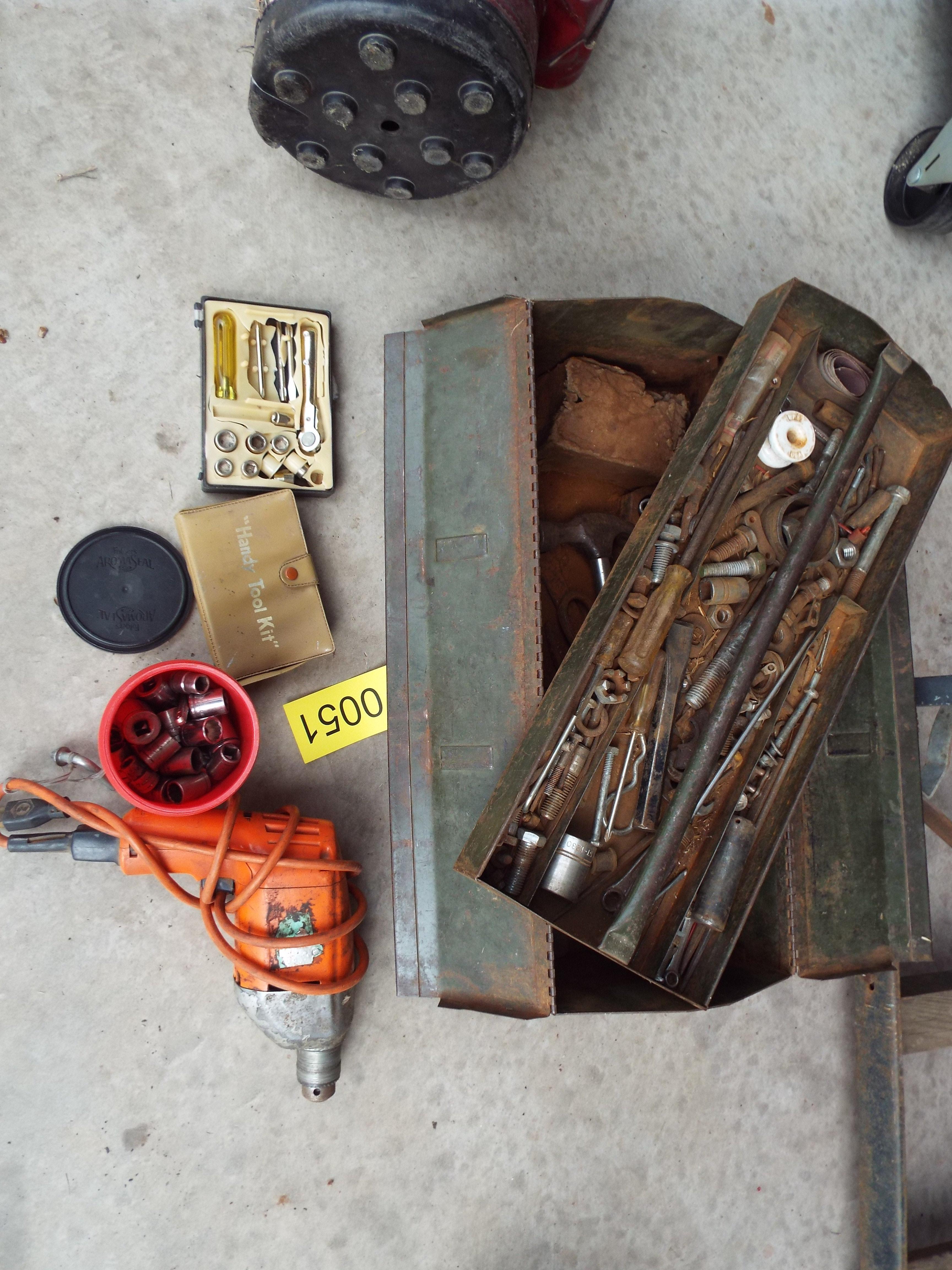 small steel tool box