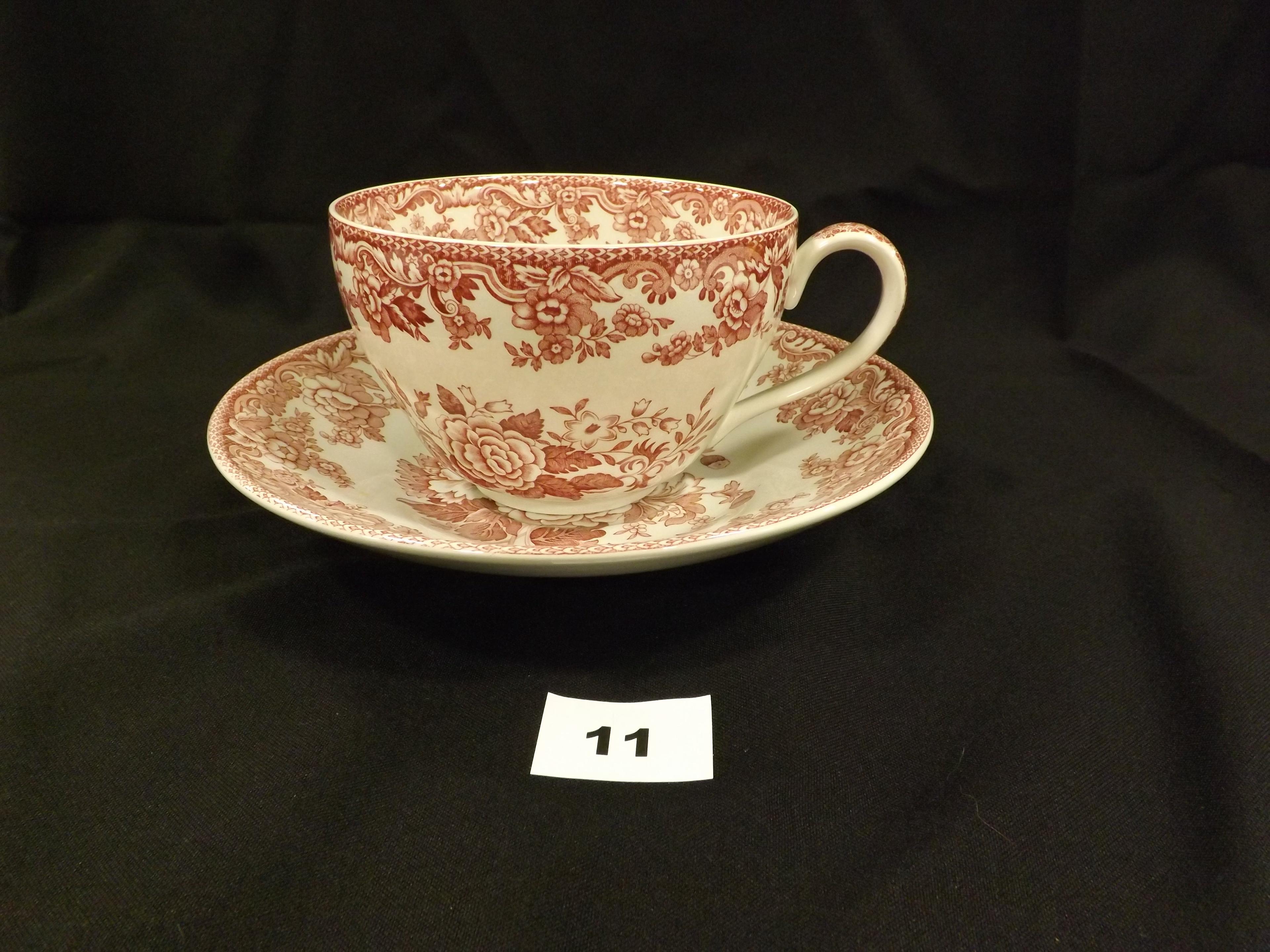 The Spode Archive Collection British Flowers Cup/Saucer