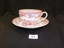 The Spode Archive Collection British Flowers Cup/Saucer