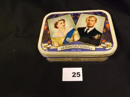 2 Commemorative Tins Queen Elizabeth II