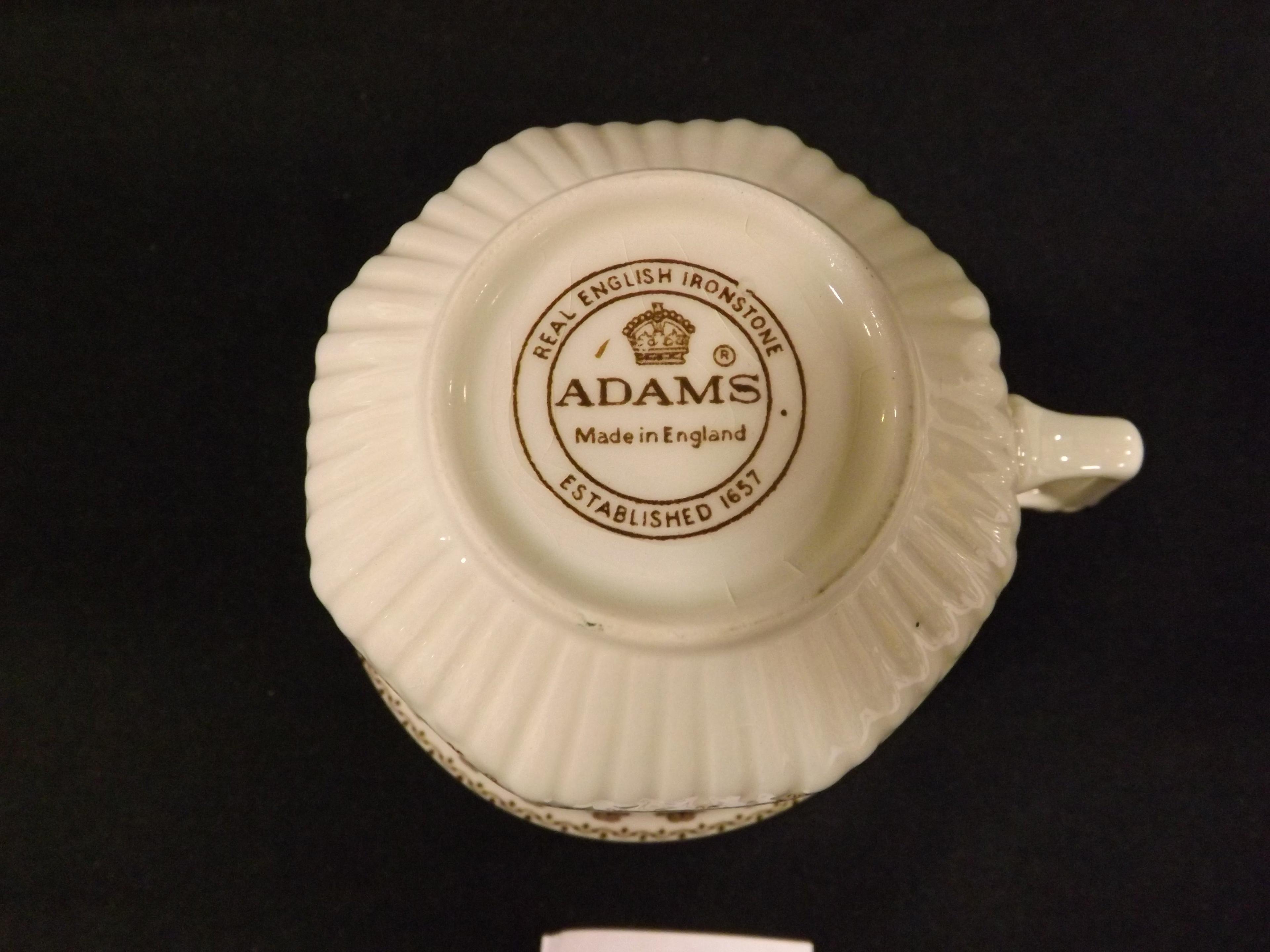 Cup & Saucer "Sharon (Adams Back stamp) by Adams China