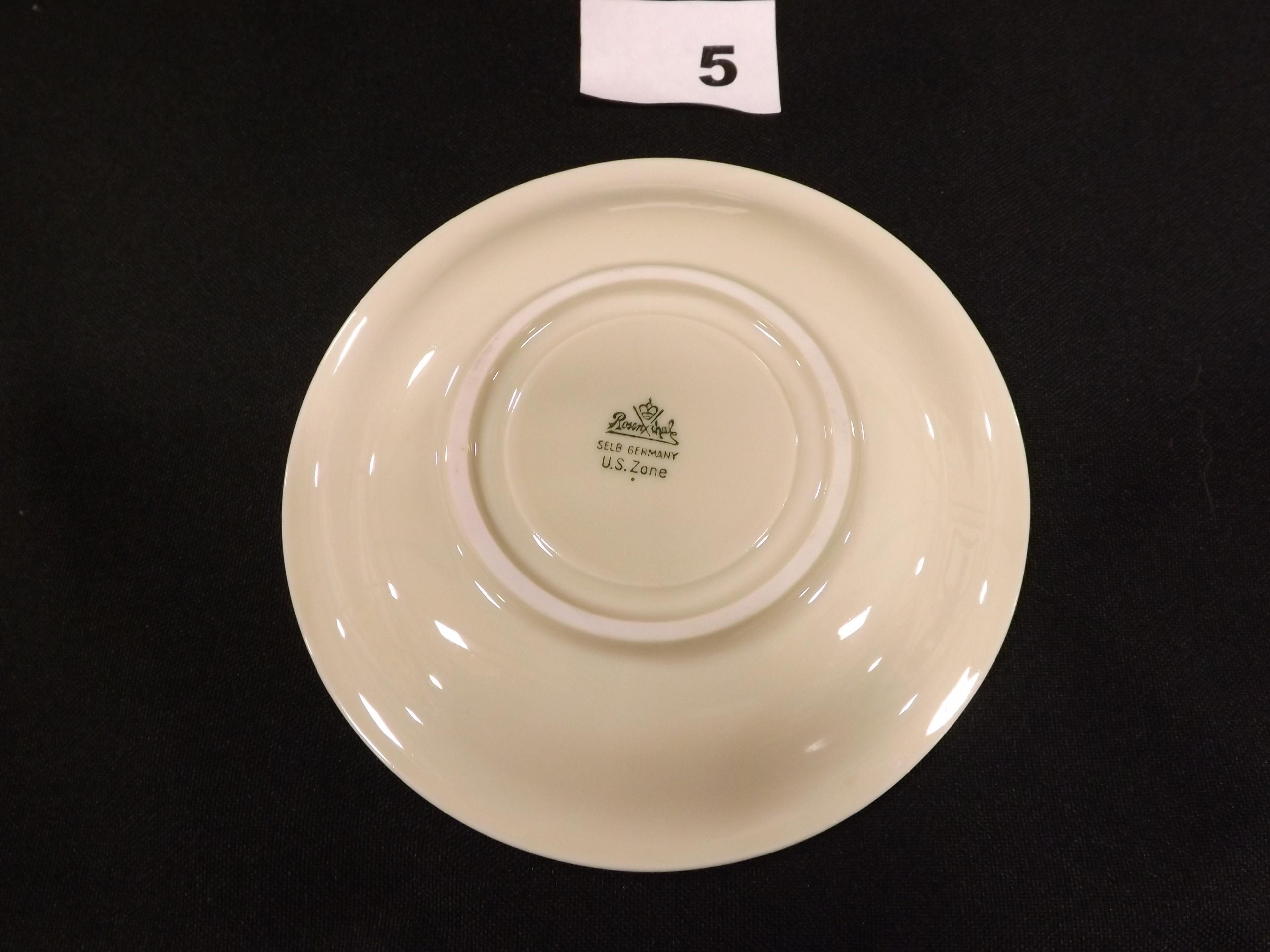 Rosenthal Saucer Selb Germany US Zone