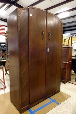 English Oak Armoire