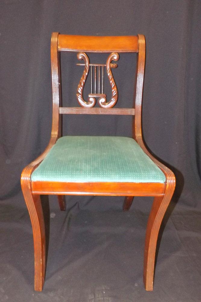 Duncan Phyfe Chairs - Harp Design (6)