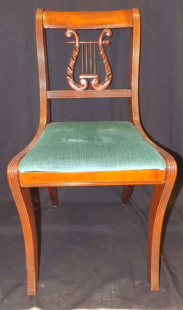 Duncan Phyfe Chairs - Harp Design (6)