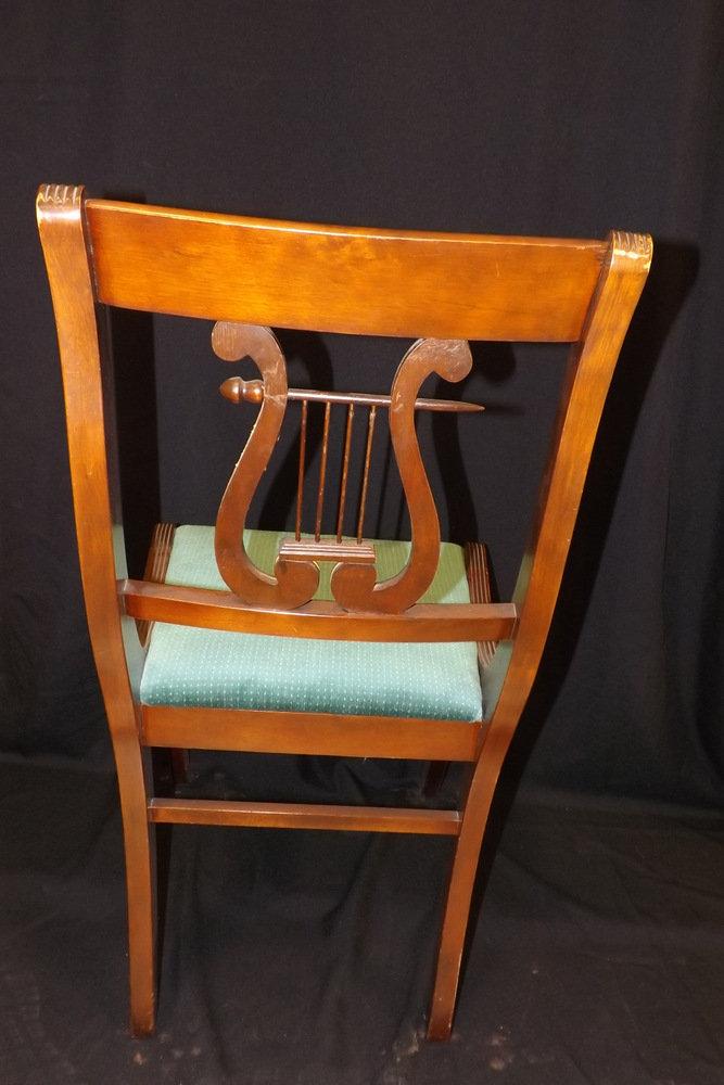 Duncan Phyfe Chairs - Harp Design (6)