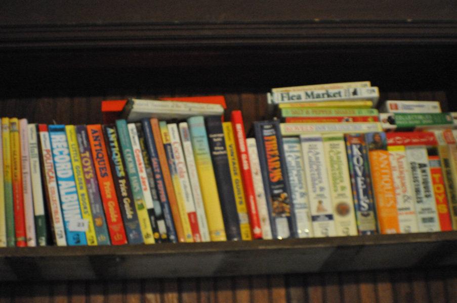 SHELF OF COLLECTIBLE PRICE GUIDE BOOKS