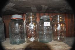 4 QUART ATLAS CANNING JARS