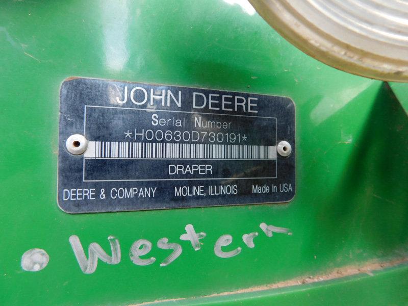 2011 John Deere 630D Header