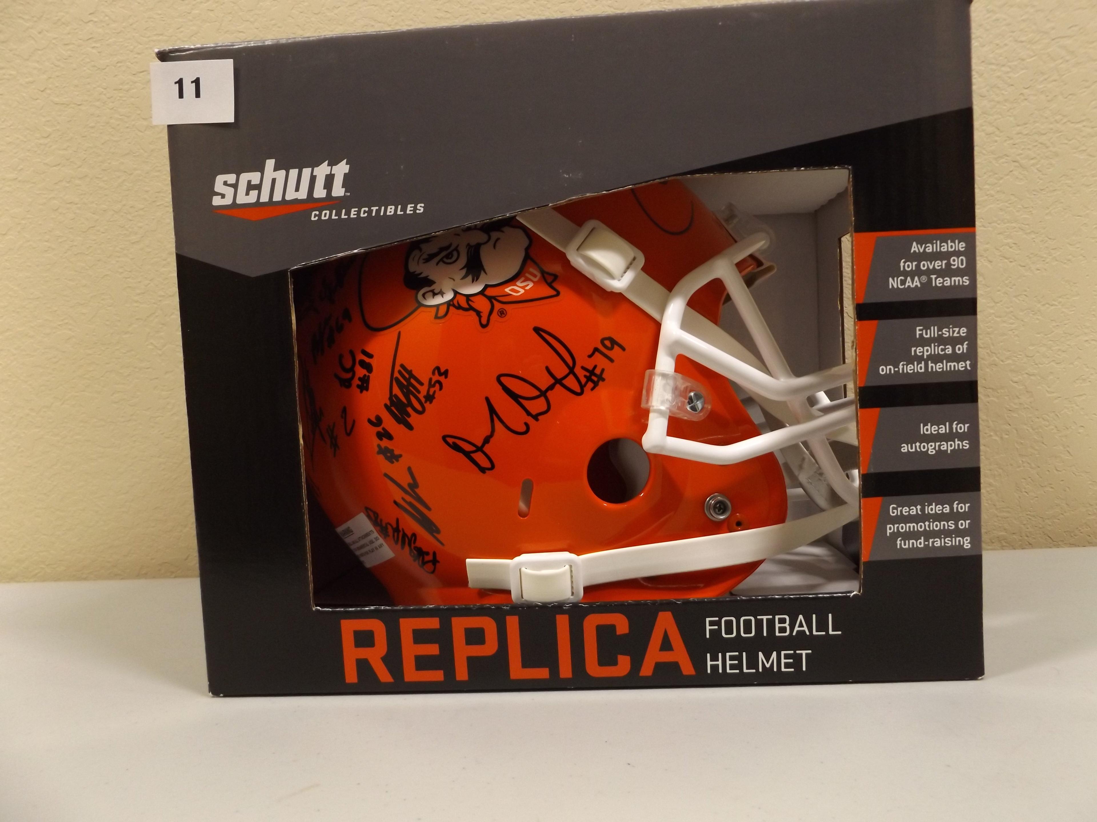 Oklahoma State University Signed Football Helmet