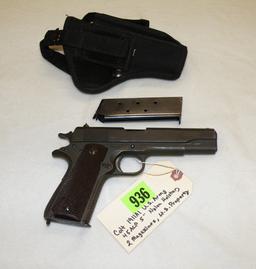 Colt 1911A1 45Acp, 5”, U.S. Property