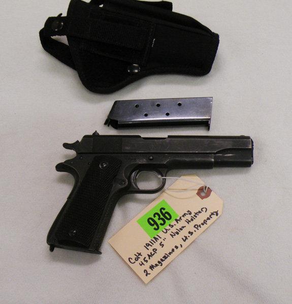 Colt 1911A1 45Acp, 5”, U.S. Property