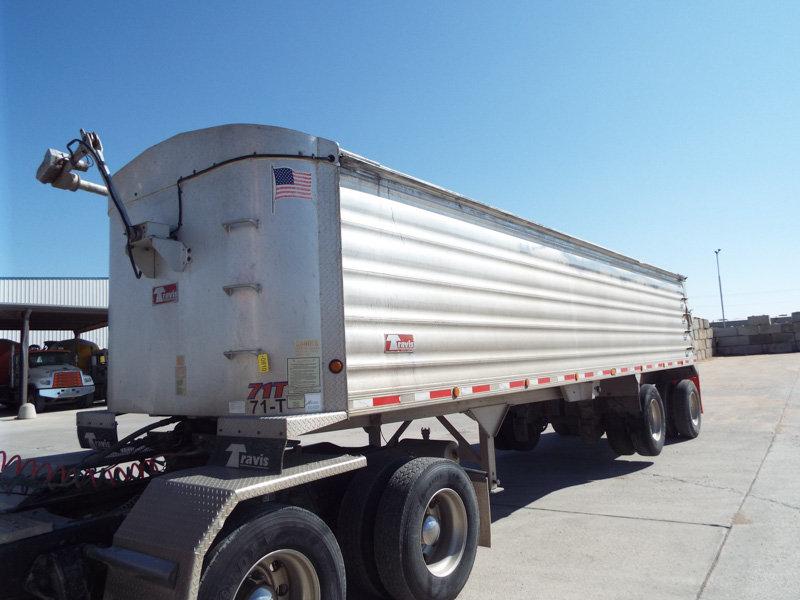 2008 Travis Aluminum End Dump Trailer