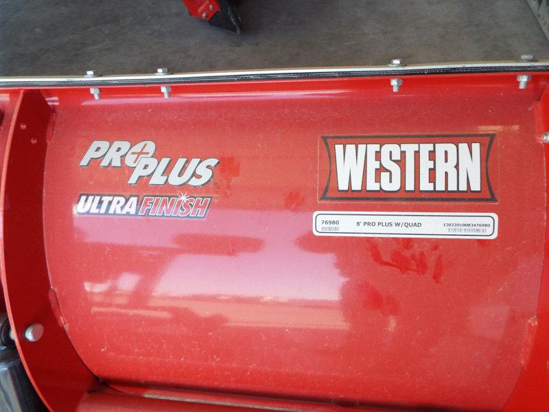 Western ProPlus 8' Blade, with Quad, Ultra Mount w/lights