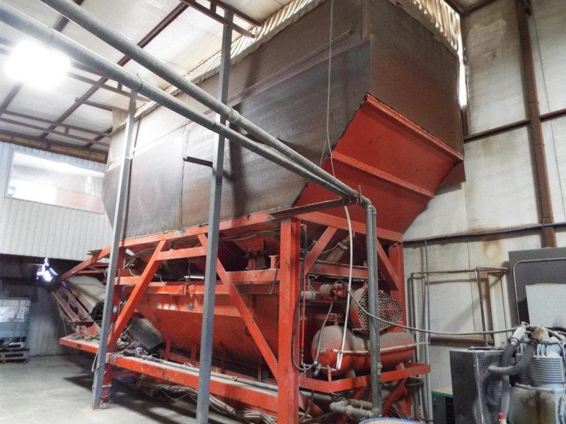 Ross Aggregate Plant Green Load Hopper w/Conveyer